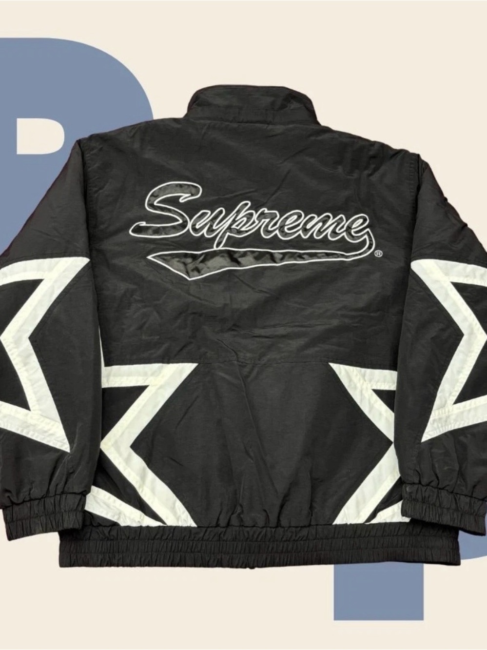 Supreme Stars Puffy Jacket (Large)
